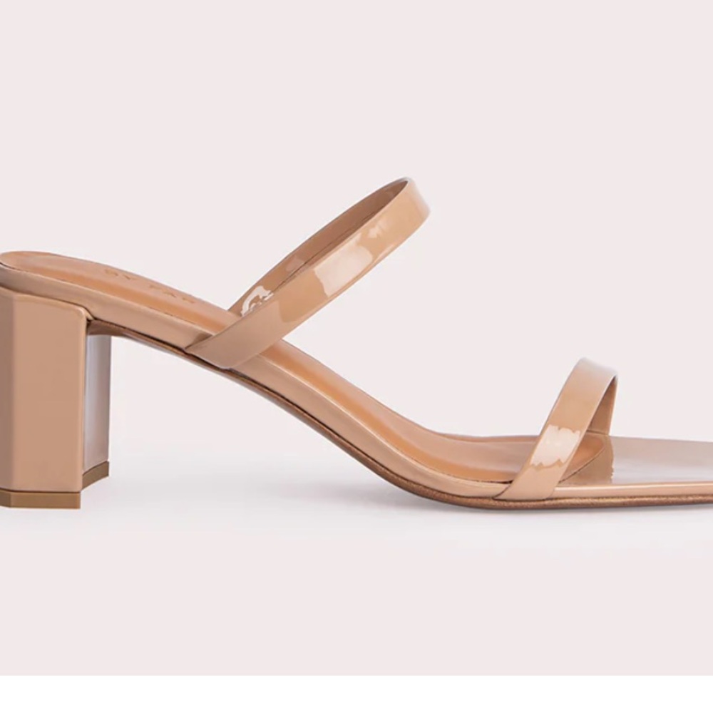 [By Far] Tanya Nude Patent Leather Sandal